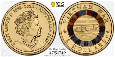 2023-C $2 Vietnam War Colorized MS69