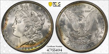 1886 $1 MS66+