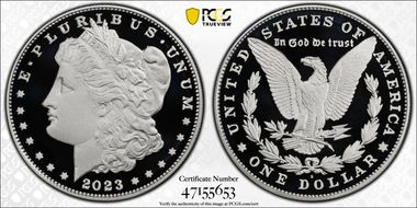 2023-S $1 Morgan Dollar First Strike PR70DCAM