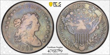 1798 $1 Large Eagle N1