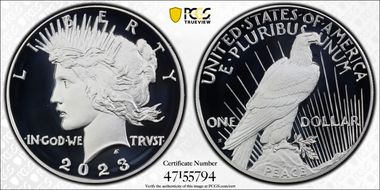 2023-S $1 Peace Dollar PR70DCAM
