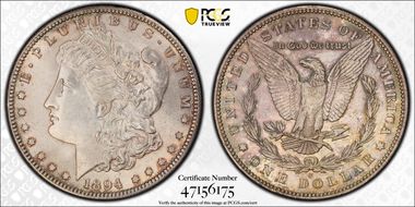 1894-S $1 MS63