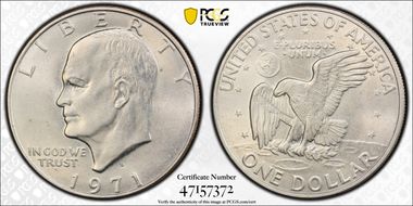 1971-D $1 MS64