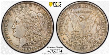 1884-O $1 MS64