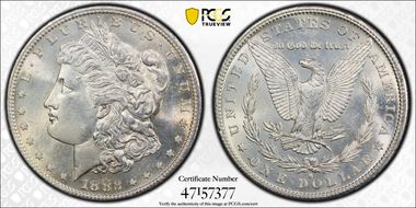 1882-S $1 MS63