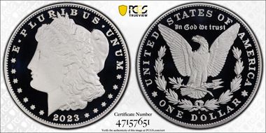 2023-S $1 Morgan Dollar First Strike PR70DCAM