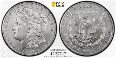 2023 $1 Morgan Dollar First Strike MS70