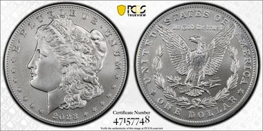 2023 $1 Morgan Dollar First Strike MS70