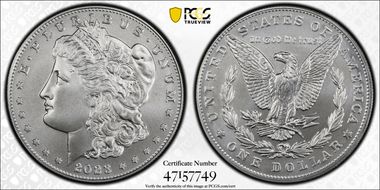 2023 $1 Morgan Dollar First Strike MS70