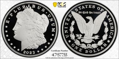 2023-S $1 Morgan Dollar First Strike PR70DCAM