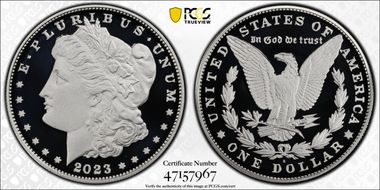 2023-S $1 Morgan Dollar First Strike PR70DCAM