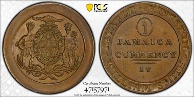 (c.1829) Tk 1D Prid-132 William Smith AU58BN