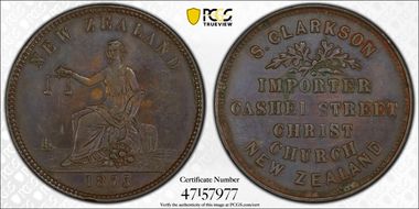 1875 1D KM-Tn13 Var S. Clarkson, Christchurch N1BN