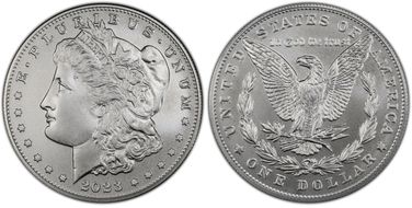2023 $1 Morgan Dollar MS70