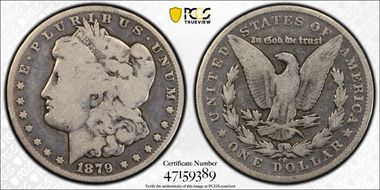 1879-CC $1 Capped Die N1