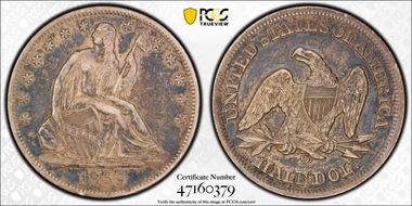 1859-O 50C XF45