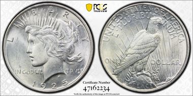 1925 $1 MS63
