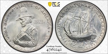 1920 50C Pilgrim MS64