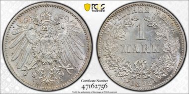 1892-J Mark J-17 MS63