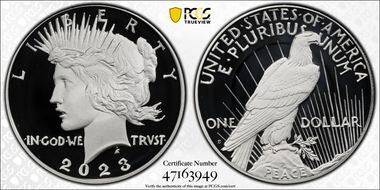 2023-S $1 Peace Dollar PR69DCAM