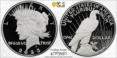 2023-S $1 Peace Dollar PR70DCAM