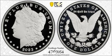 2023-S $1 Morgan Dollar PR70DCAM
