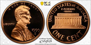 1999-S 1C PR70DCAM