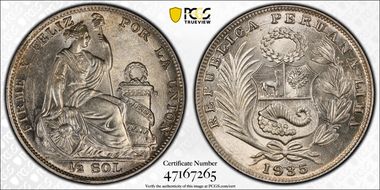 1935 1/2 Sol KM-216 MS63