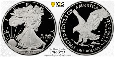 2023-W $1 Silver Eagle PR69DCAM