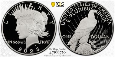 2023-S $1 Peace Dollar PR70DCAM