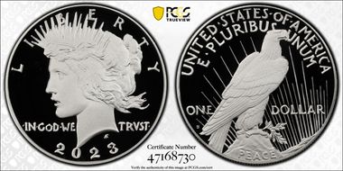2023-S $1 Peace Dollar PR70DCAM