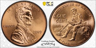 2009 1C Lincoln-Formative Years Satin Finish SP67RD