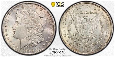 1892-CC $1 MS63