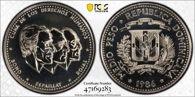 1986 1/2 P Human Rights MS69