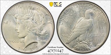 1935 $1 MS62