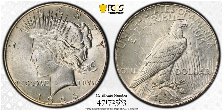 Cert 47172583 - Coin Image