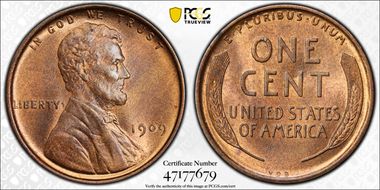 1909 VDB 1C MS65RB