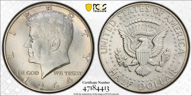 1964-D 50C MS65