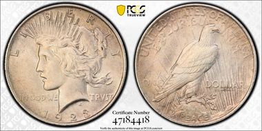 1923 $1 MS62
