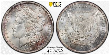 1892-CC $1 MS64