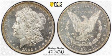 1882-O $1 MS63DMPL