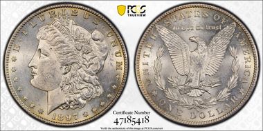 1897-S $1 MS62