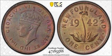1942 1C MS63BN
