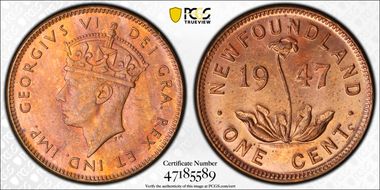 1947-C 1C MS63RB