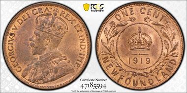 1919-C 1C MS64RB