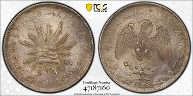 1915-CHa Peso KM-619 GB-72 MS65