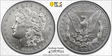 2023 $1 Morgan Dollar MS70