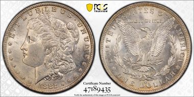 1882-O $1 MS62
