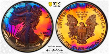 2012-W $1 Silver Eagle PR69DCAM