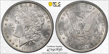 1896 $1 MS63